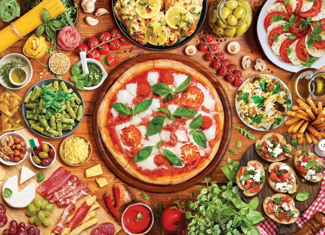 Puzzle Masă italiană 1000 piese EUROGRAPHICS