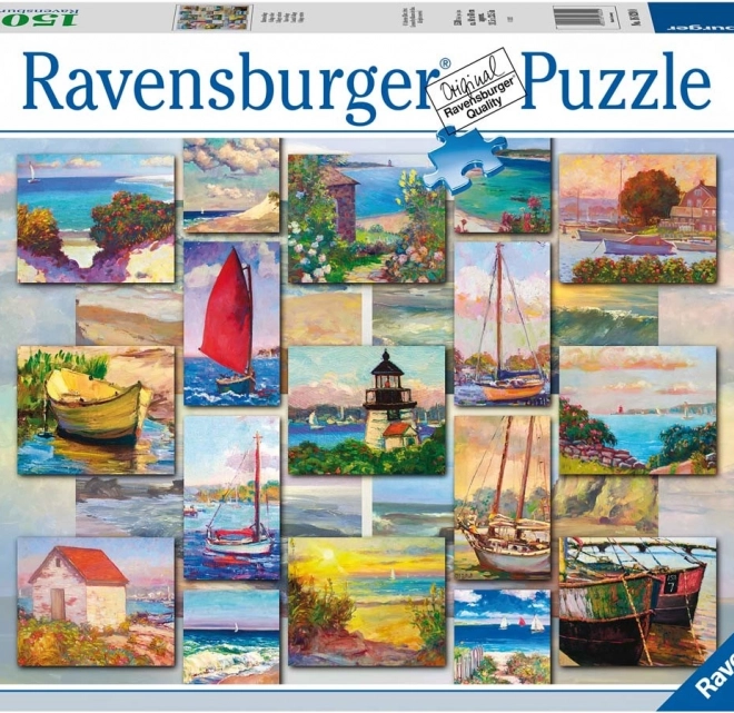 Puzzle RAVENSBURGER COASTAL COLLAGE, 1500 piese