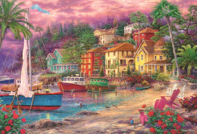Puzzle Coasta de Aur 1500 piese de la Trefl