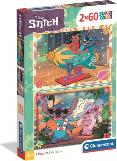 Puzzle Stitch - Distracție hawaiană 2x60 piese