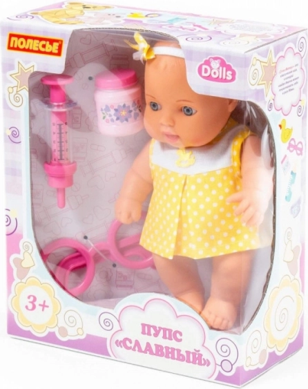 Păpușă cu set de doctor 24 cm