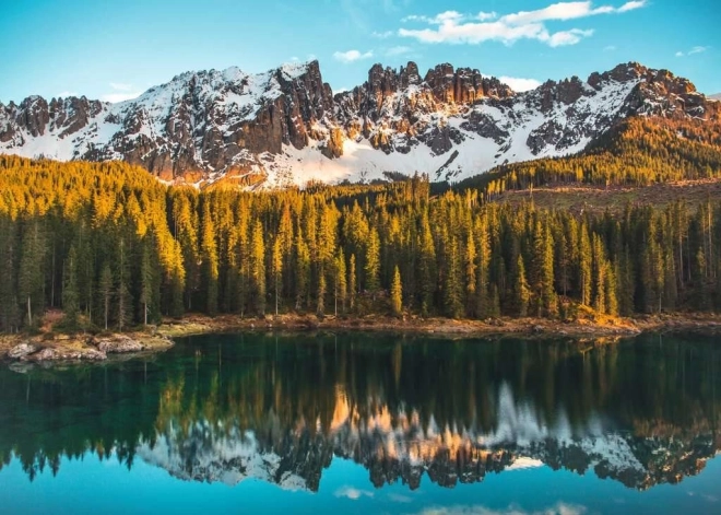 Puzzle Ravensburger Lacul Karersee, Italia – 1000 de piese