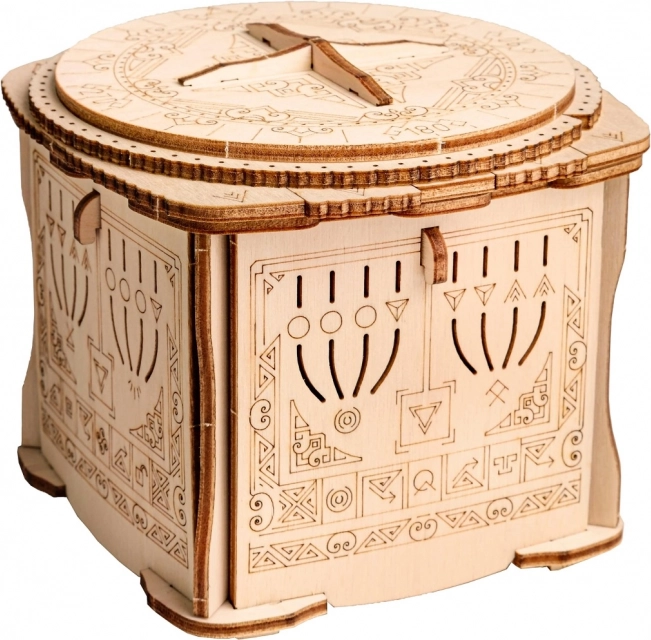 Cutie puzzle din lemn Secret Lock Box de la EscapeWelt