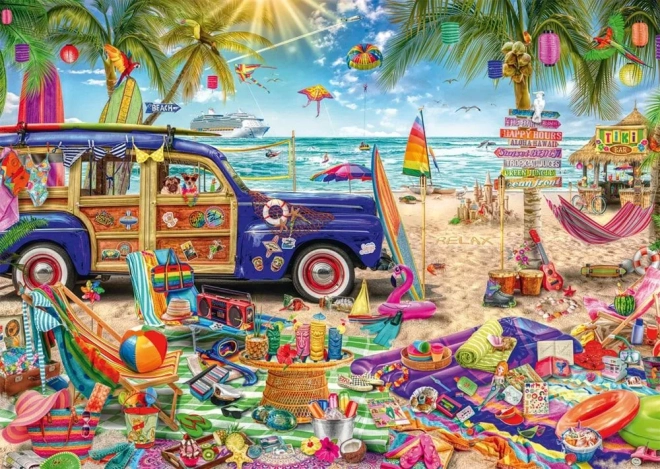 Puzzle Zi insorita pe litoral 1000 de piese