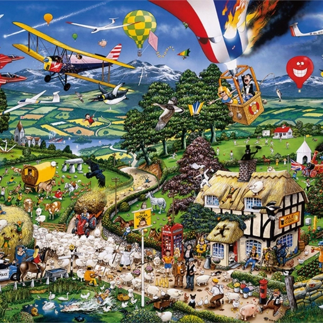 Puzzle Iubesc țara 1000 piese