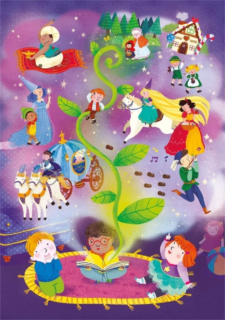 Clementoni puzzle sclipitoare Timpul poveștilor 104 piese
