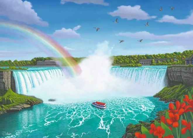 Ravensburger puzzle Cascada Niagara 1000 piese