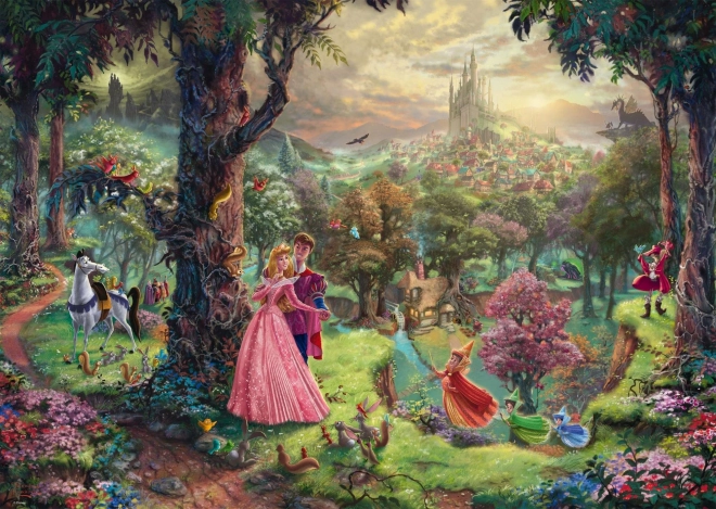 Puzzle Frumoasa Adormită 1000 piese