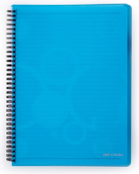 Bloc notes cu spirală dublă A5 - albastru