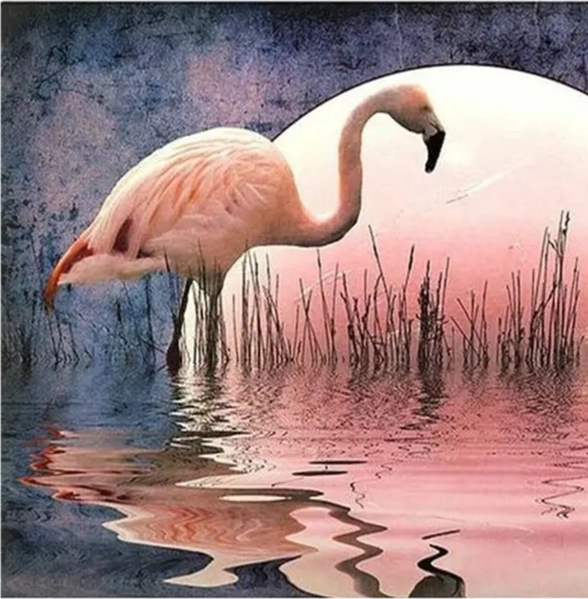 Norimpex pictură cu diamante Flamingo 30x40 cm