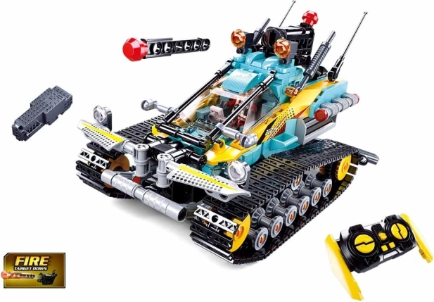 SLUBAN Power Bricks vehicul pe șenile Scorpion R/C cu telecomandă