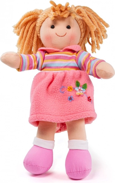 Păpușă de pânză Bigjigs Toys Jenny 28 cm