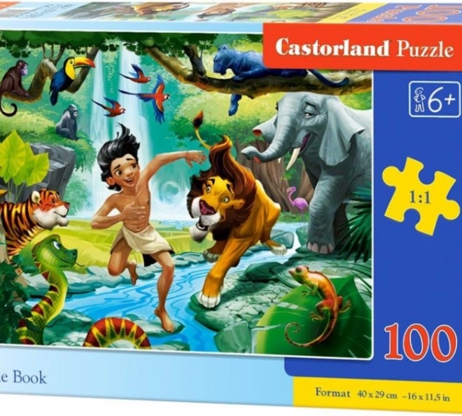 Puzzle 100 de piese Cartea Junglei Castorland