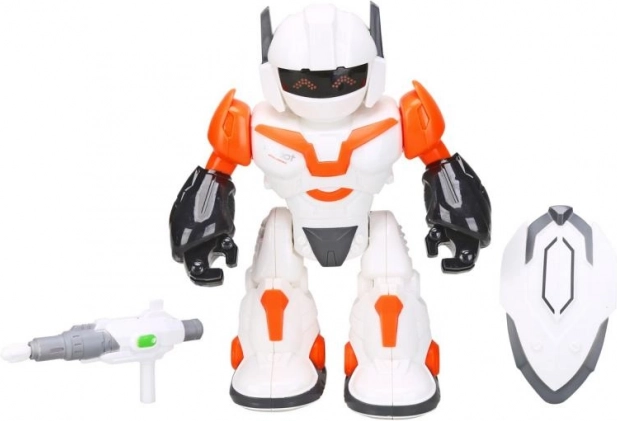 Robot portocaliu DRIVERO 20 cm cu lumină și sunet