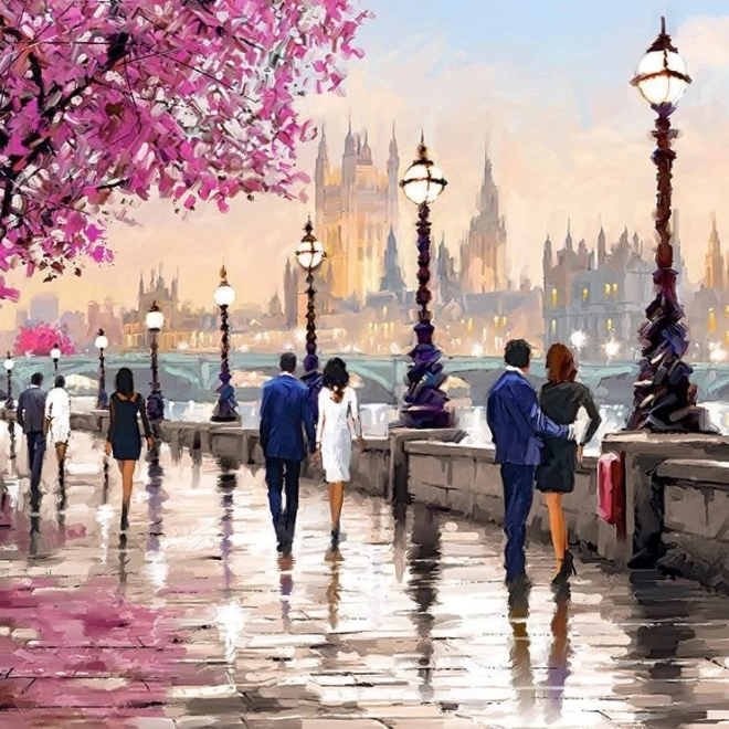 Puzzle de-a lungul râului 2000 de piese