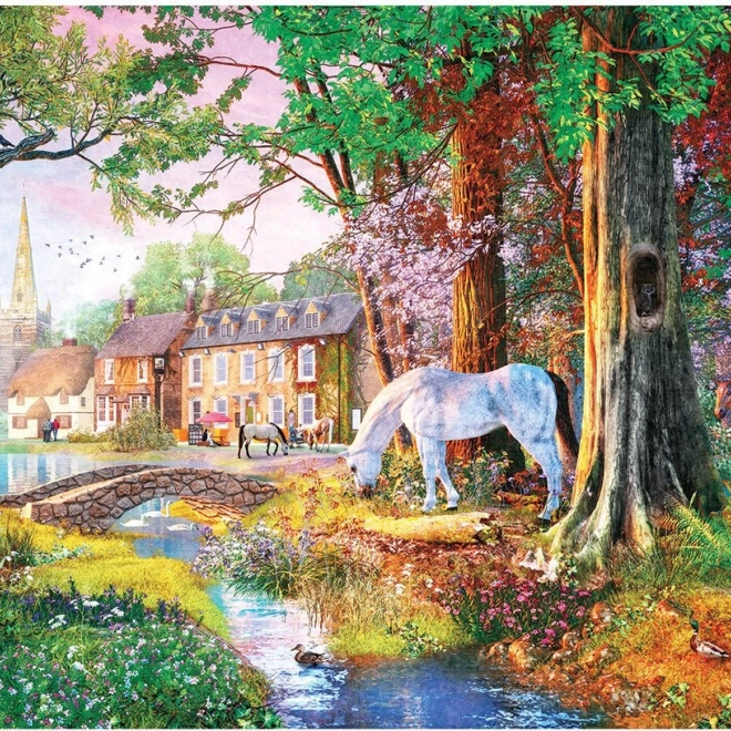 Puzzle Ponei din New Forest 1000 piese