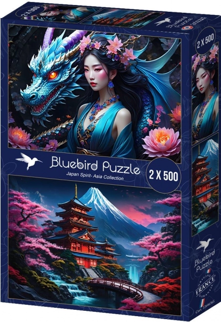 Puzzle Spiritul Japoniei 2x500 piese