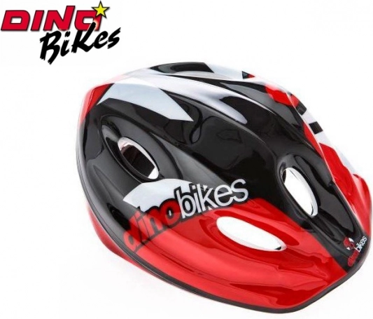 Cască de ciclism pentru copii roșie Dino Bikes