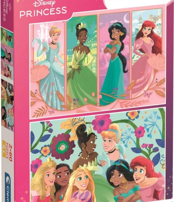 Puzzle Clementoni prințese Disney 2x60 de piese