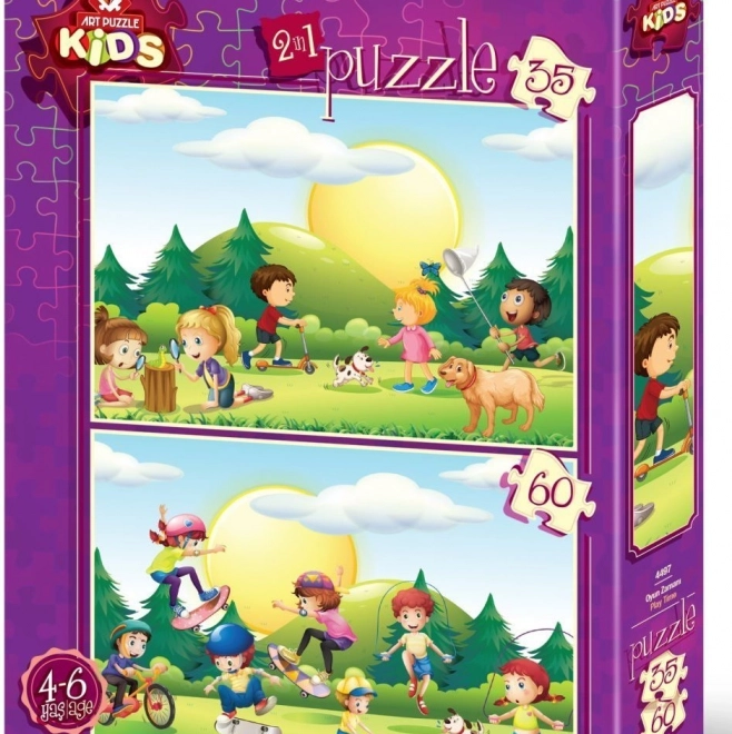 Puzzle Art puzzle Timp de joacă