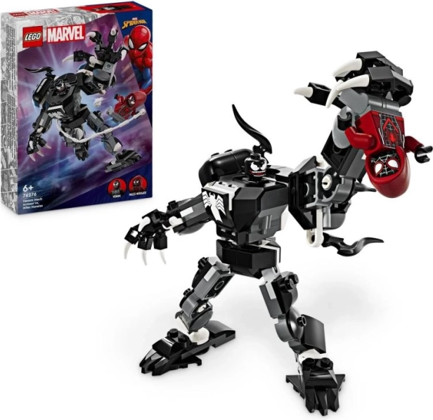 LEGO Marvel armură mecanică Venom vs. Miles Morales