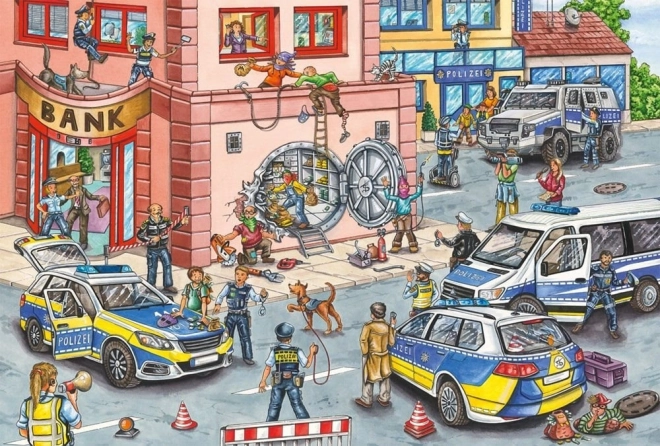 Schmidt puzzle Poliția în acțiune 100 piese