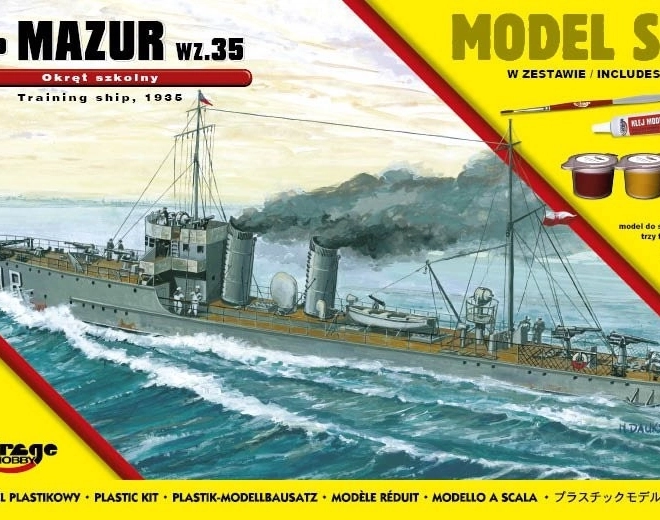 Model navă militară poloneză Mazur vz.35