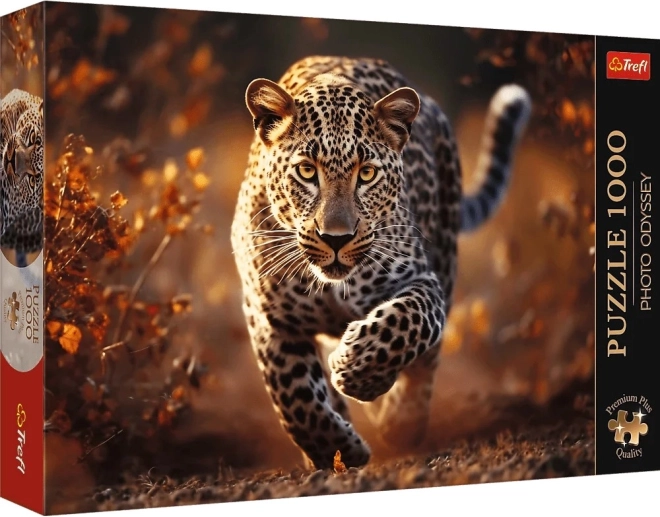 Puzzle Trefl Photo Odyssey: leopard sălbatic 1000 piese