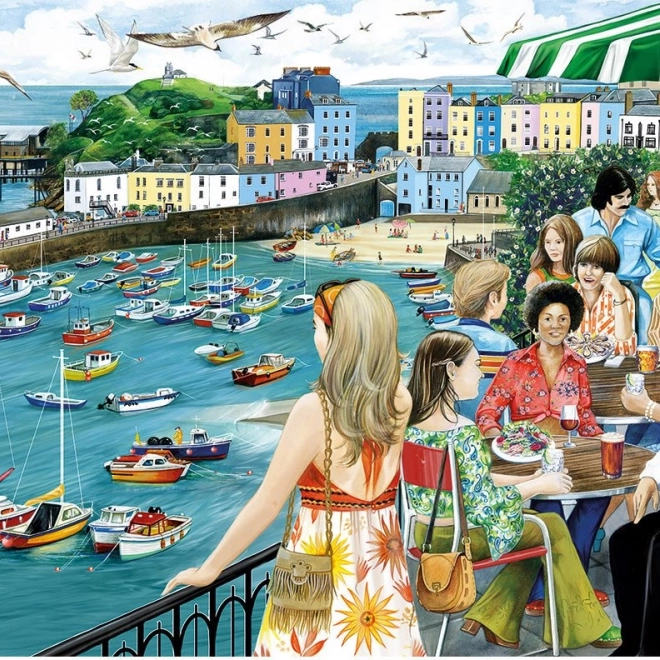 Puzzle Cina în Tenby 1000 de piese