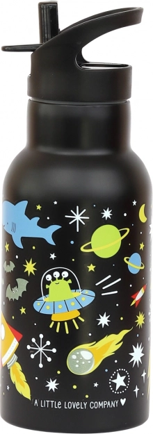 A Little Lovely Company Sticlă de băut din oțel inoxidabil 500 ml – Universul