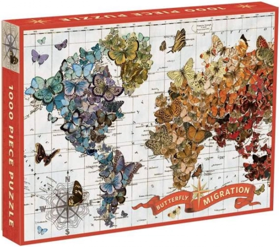 Puzzle migrarea fluturelui de aur 1000 piese