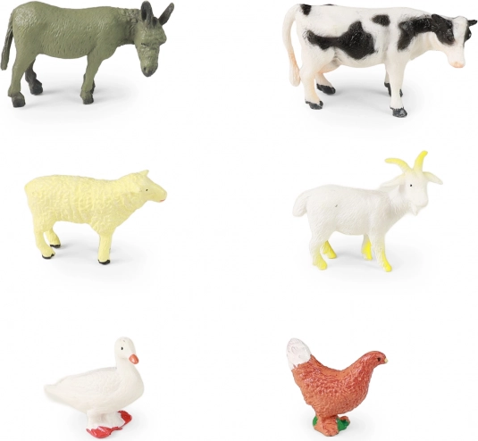 set de animale domestice 6 buc – figurine din cauciuc