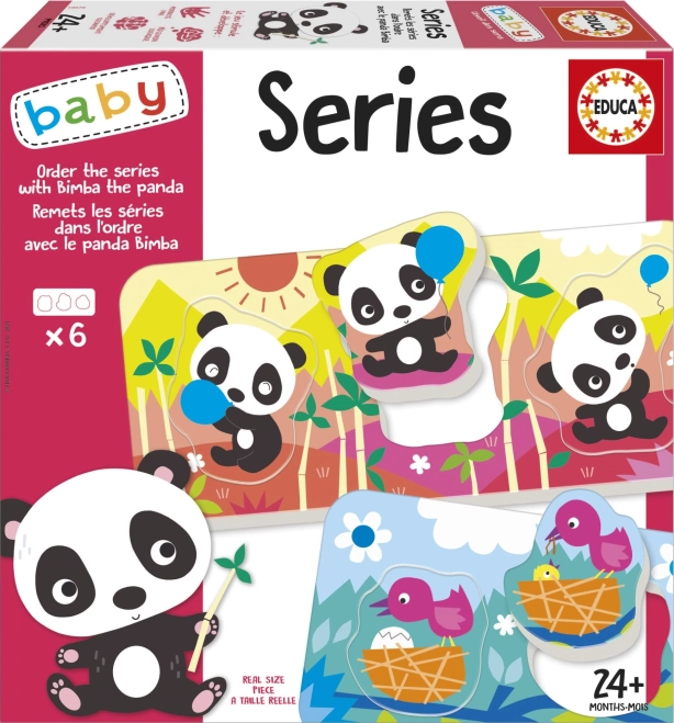 Puzzle pentru copii Panda Bimba și prietenii