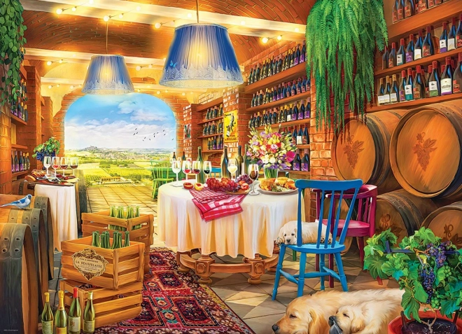 Puzzle Vinărie 1000 piese Eurographics