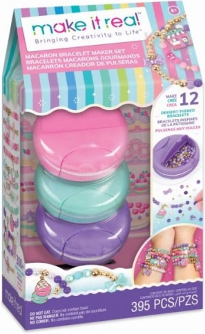 Cutie Macaron pentru realizarea brățărilor – set creativ pentru copii