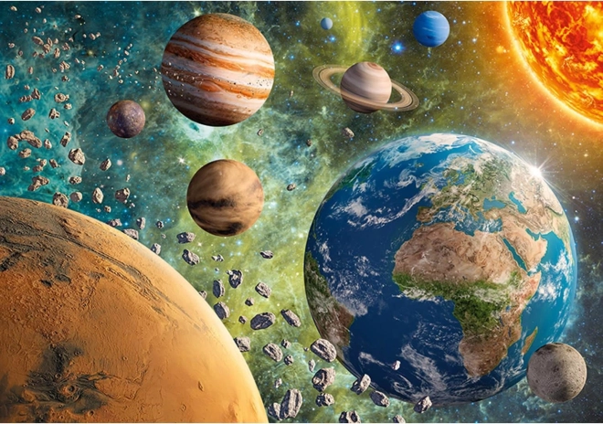 Puzzle Cherry Pazzi Planeta Pământ în galaxie 2000 piese