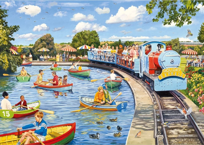 Puzzle GIBSONS Lac de canotaj – 1000 piese