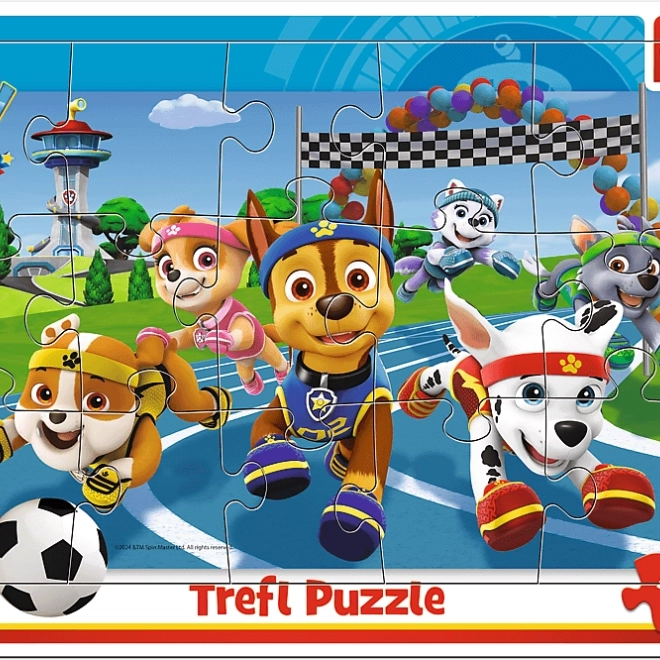 Puzzle Patrula Cățelușilor – Mereu gata să ajute, 15 piese