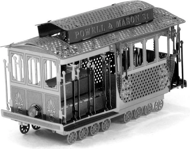 Model 3D metalic Tramvai pe cablu San Francisco