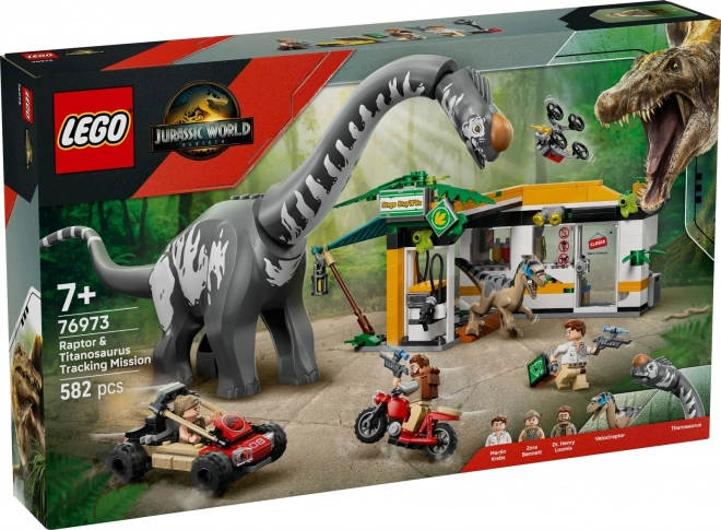 LEGO Jurassic World Pe urmele titanosaurlui și raptorului