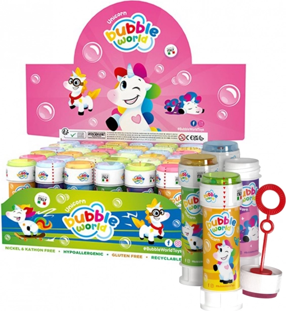 Baloane de săpun cu motiv Unicorn