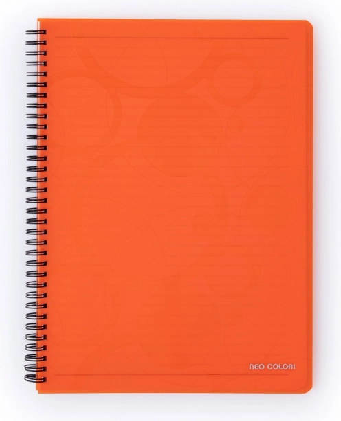 Bloc notes cu spirală A5 Neo Colori portocaliu