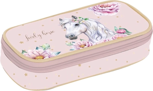 Etui comfort cu motiv de cal Romantic