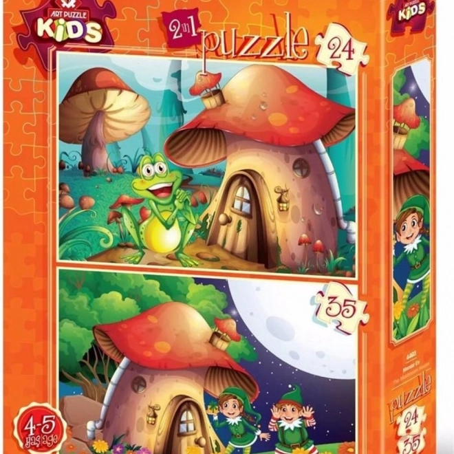 Puzzle Dom cu Ciupercă
