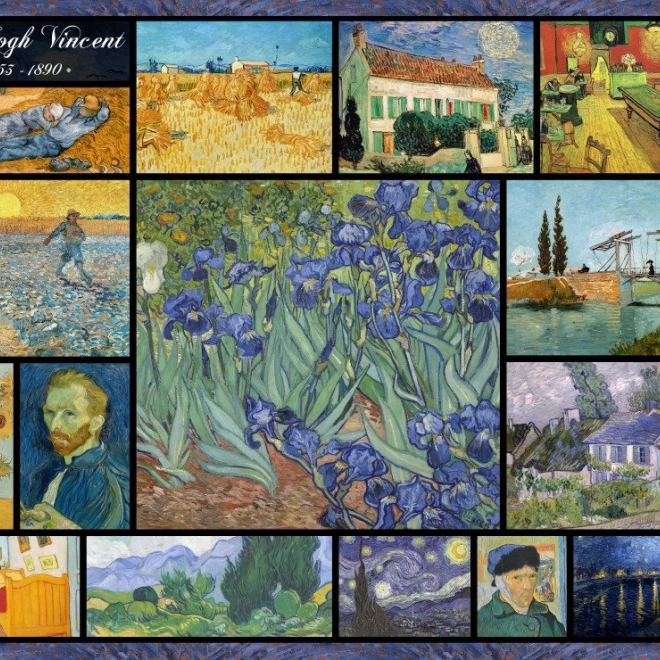 puzzle colaj vincent van gogh 2000 piese