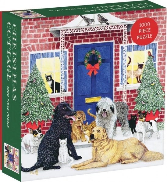 Puzzle căsuța de Crăciun 1000 piese