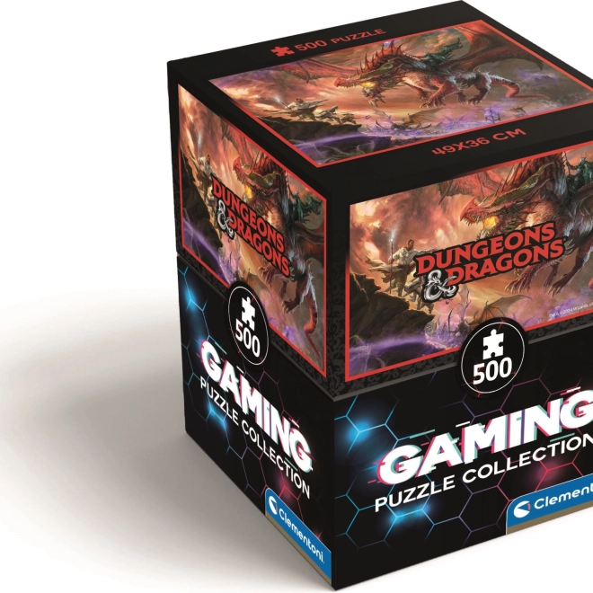 Puzzle 500 piese Dungeons & Dragons – Cub de la Clementoni