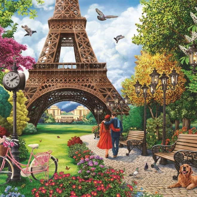 Puzzle Primăvara la Paris 500 piese