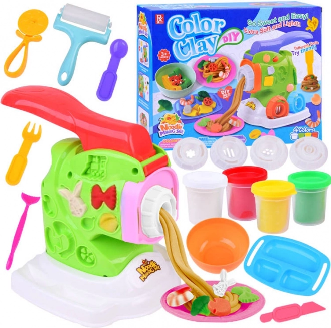 Set creativ de plastilină cu presă și forme, set mare