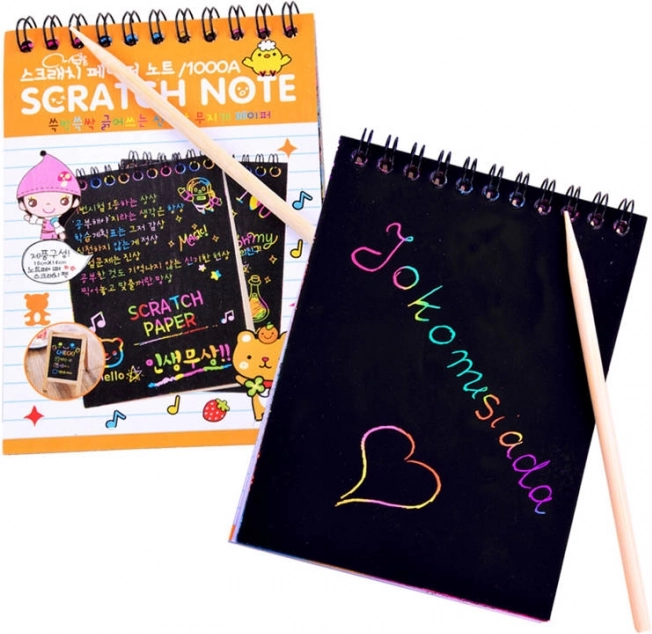 Notes scoici curcubeu cu stylus – Portocaliu